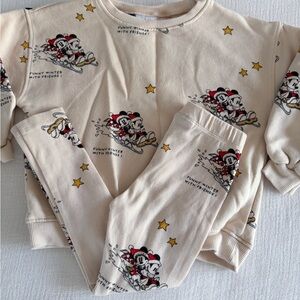 Zara mickey & minnie mouse holiday set